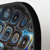 Iridescent Form Pattern Pickleball Schläger (Linke Seite)