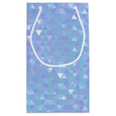 Iridescent Geometric Gift Bag Kleine Geschenktüte (Rückseite)