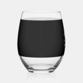 Iridescent Ghost Girly Halloween Weinglas Ohne Stiel (Rechts)