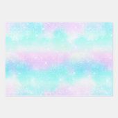 Iridescent Glam Rainbow Pattern Geschenkpapier Set (Vorderseite 2)