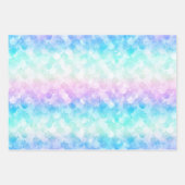 Iridescent Glam Rainbow Pattern Geschenkpapier Set (Vorderseite 3)