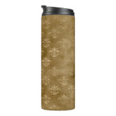 Iridescent Gold Damask Thermosbecher (Nach rechts gedreht)