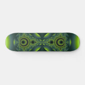 Iridescent Green Fraktal Skateboard Deck (Horizontal)