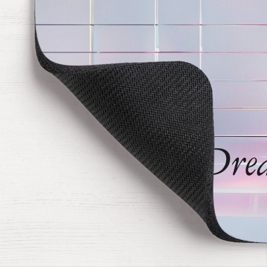 Iridescent Grid Muster Mousepad (Ecke)