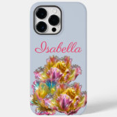 Iridescent holografische Ruffled Tulip Case-Mate iPhone Hülle (Rückseite)