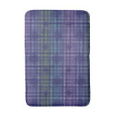 Iridescent Holographic Dots Pattern Badematte (Vorderseite Vertikal)