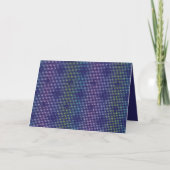 Iridescent Holographic Dots Pattern Karte (Vorderseite)