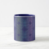 Iridescent Holographic Dots Pattern Tasse (Zentrum)