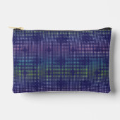 Iridescent Holographic Dots Pattern Zubehörtasche (Vorderseite)