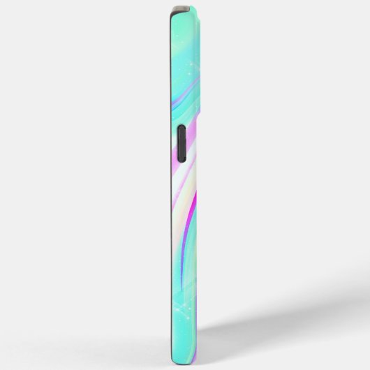 Iridescent Holographic Liquid Swirl Case-Mate iPhone Hülle (Rückseite / Rechts)