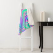 Iridescent Holographic: Neon Marbled Texture Sherpadecke (Beispiel)