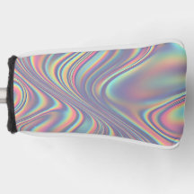 Iridescent Holographic Swirl Texture
