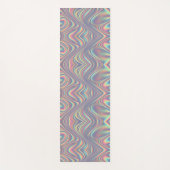 Iridescent Holographic Swirl Texture Yogamatte (Vorderseite)
