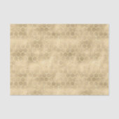 Iridescent Honeycomb Gold Gradient Apiary Pattern Seidenpapier (Vorderseite)