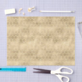 Iridescent Honeycomb Gold Gradient Apiary Pattern Seidenpapier (Handwerk)