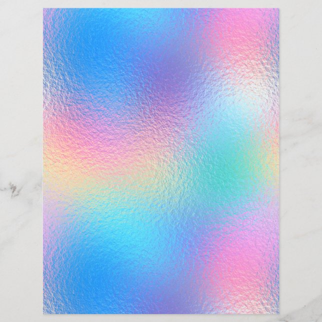 Iridescent Imitats Foil Scrapbook Paper Nr. 38 (Vorderseite)