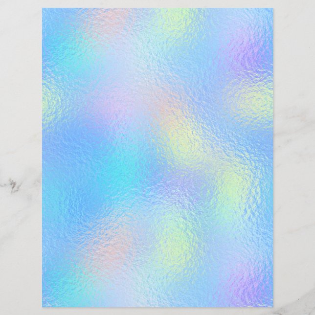 Iridescent Imitats Foil Scrapbook Paper Nr. 62 (Vorderseite)