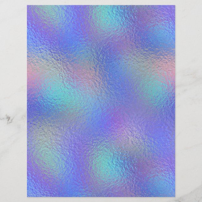 Iridescent Imitats Foil Scrapbook Paper Nr. 87 (Vorderseite)