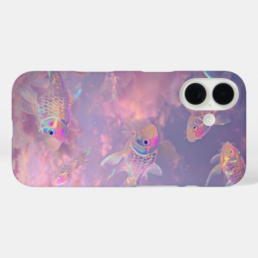 Iridescent Koi Fish Phone Case (Rückseite (Horizontal))