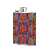 Iridescent Lava Wave Flask Flachmann (Links)