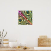 Iridescent Lens Pattern Poster (Küche)