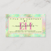 Iridescent Leopard Beruflich Visitenkarte (Vorderseite)