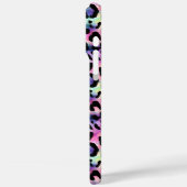 Iridescent Leopard Print Monogrammed Case-Mate iPhone Hülle (Rückseite / Links)