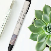 Iridescent Lila Gold Glam Glitzer Moderner Salon Kugelschreiber