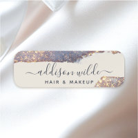 Iridescent Lila Gold Glam Glitzer