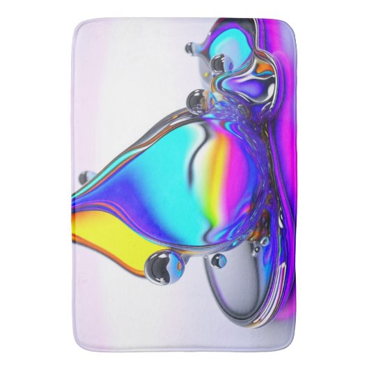 Iridescent Liquid Badematte (Vorderseite Vertikal)