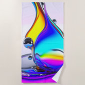 Iridescent Liquid Strandtuch (Vorderseite)
