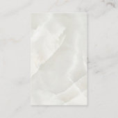 Iridescent Marble DIY Earring Necklace Holder Visitenkarte (Rückseite)