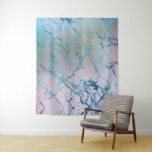 Iridescent Marble | Trendy Imitats Holo Background Wandteppich (Beispiel)