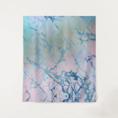 Iridescent Marble | Trendy Imitats Holo Background Wandteppich (Vorderseite)