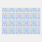 Iridescent Mermaid Scale Geschenkpapier Set (Vorderseite 2)