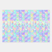 Iridescent Mermaid Scale Geschenkpapier Set (Vorderseite 3)