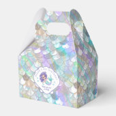 Iridescent Mermaid Scales Clam Muschel V1 ID1144 Geschenkschachtel (Vorderseite)