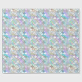 Iridescent Mermaid Scales ID144 Geschenkpapier (Flach)