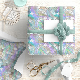 Iridescent Mermaid Scales ID144 Geschenkpapier