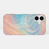 Iridescent Mermaid Waves Phone Case iPhone 16 Hülle (Rückseite (Horizontal))