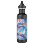 Iridescent Metallic 6 geometrisch Edelstahlflasche (Rechts)
