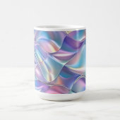 Iridescent Metallic 6 geometrisch Kaffeetasse (Mittel)