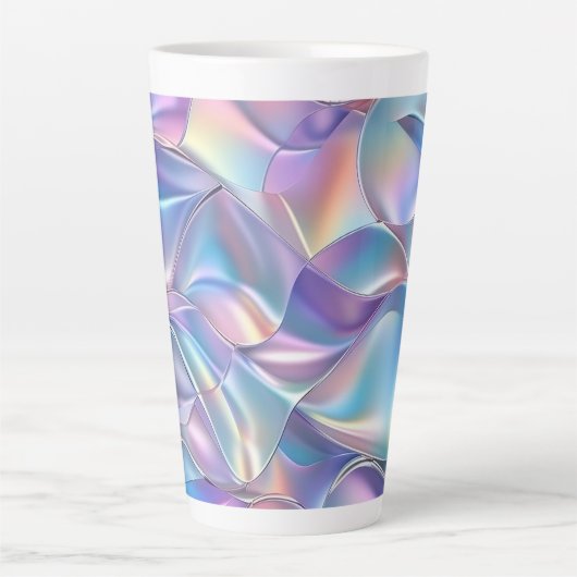 Iridescent Metallic 6 geometrisch Milchtasse (Vorderseite)
