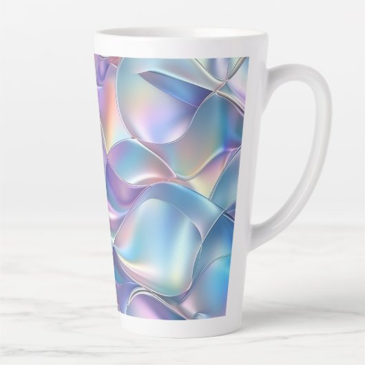 Iridescent Metallic 6 geometrisch Milchtasse (Rechts)