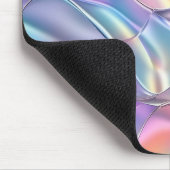 Iridescent Metallic 6 geometrisch Mousepad (Ecke)