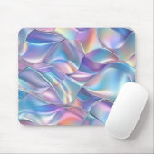 Iridescent Metallic 6 geometrisch Mousepad (Mit Mouse)