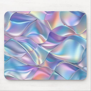 Iridescent Metallic 6 geometrisch Mousepad
