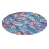 Iridescent Metallic 6 geometrisch Schneidebrett (Ecke)