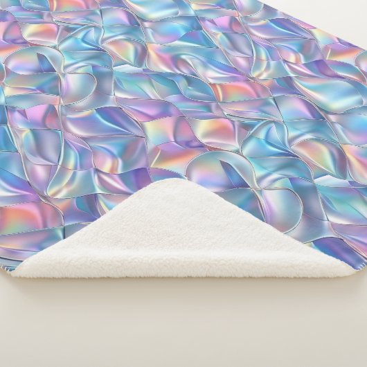 Iridescent Metallic 6 geometrisch Sherpadecke (3/4)