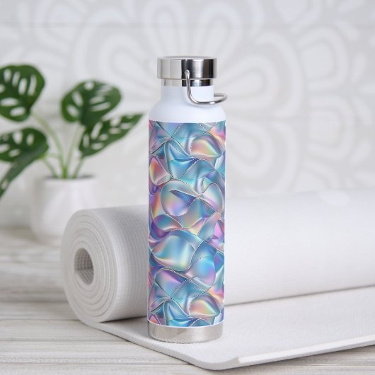 Iridescent Metallic 6 geometrisch Trinkflasche (Yoga)